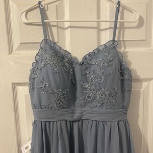 Dusty Blue Dress